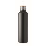 MP3415620 botella de doble pared 1l negro acero inoxidable 4