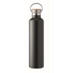 MP3415620 botella de doble pared 1l negro acero inoxidable 5