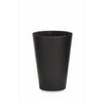 MP3415640 vaso reutilizable eventos 300ml negro polipopileno 2