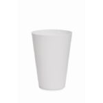 MP3415650 vaso reutilizable eventos 300ml blanco polipopileno 2