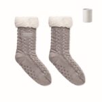 MP3416130 par de calcetines talla m gris acrilico 1
