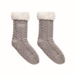 MP3416130 par de calcetines talla m gris acrilico 2
