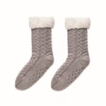 MP3416130 par de calcetines talla m gris acrilico 3