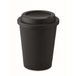 MP3416290 vaso de doble pared pp 300 ml negro polipopileno 1