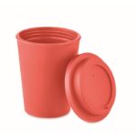 MP3416300 vaso de doble pared pp 300 ml rojo polipopileno 2