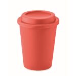 MP3416340 vaso de doble pared pp 300 ml rojo polipopileno 1