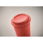 MP3416340 vaso de doble pared pp 300 ml rojo polipopileno 3