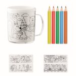 MP3416370 taza para colorear 280 ml blanco poliestireno 1