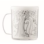 MP3416370 taza para colorear 280 ml blanco poliestireno 6
