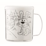 MP3416370 taza para colorear 280 ml blanco poliestireno 8