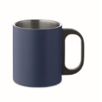 MP3416520 taza doble pared 300 ml azul marino acero inoxidable 1