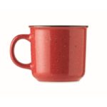 MP3416580 taza ceramica vintage 400 ml rojo gres 4