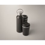 MP3416870 set botella y vaso doble pared negro acero inoxidable 2