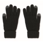 MP3417610 guantes tactiles de rpet negro rpet 2