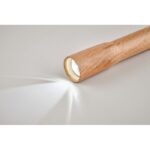 MP3418080 linterna de madera con luz cob natural madera 4