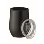 MP3418130 vaso de doble pared 350 ml negro acero inoxidable 1