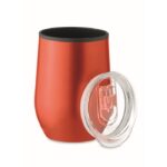 MP3418150 vaso de doble pared 350 ml rojo acero inoxidable 1