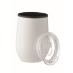 MP3418160 vaso de doble pared 350 ml blanco acero inoxidable 1