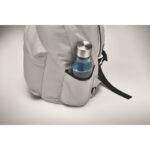 MP3418240 mochila de poliester rpet 600d gris rpet 4