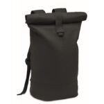 MP3418270 mochila canvas lavado rolltop negro lona 1