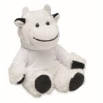 MP3419000 mueco peluche forma de vaca blanco poliester 1