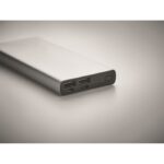 MP3419610 power bank de 10000 mah plateado aluminio 4