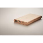 MP3420450 power bank de bambu 4000 mah natural bambu 3