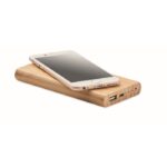 MP3420460 power bank de bambu 6000 mah natural bambu 2