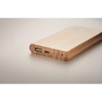 MP3420460 power bank de bambu 6000 mah natural bambu 4