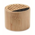 MP3420500 altavoz redondo de bambu natural bambu 1