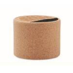 MP3420510 altavoz redondo de corcho beige bambu 7