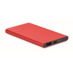 MP3420640 power bank tipo c de 4000 mah rojo aluminio 1