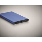 MP3420670 power bank tipo c de 4000 mah azul real aluminio 4