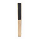MP3420700 abanico de bambu negro papel 3