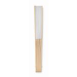 MP3420720 abanico de bambu blanco papel 3