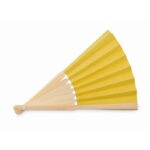 MP3420730 abanico de bambu amarillo papel 4