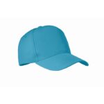 MP3420880 gorra beisbol rpet 5 pan azul turquesa rpet 1