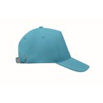 MP3420880 gorra beisbol rpet 5 pan azul turquesa rpet 5