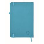 MP3420980 libreta rayado pu reciclado a5 azul turquesa papel 6