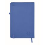 MP3420990 libreta rayado pu reciclado a5 azul real papel 6