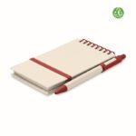 MP3421040 libreta de carton reciclado a6 rojo papel 1