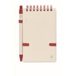 MP3421040 libreta de carton reciclado a6 rojo papel 3