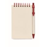 MP3421040 libreta de carton reciclado a6 rojo papel 7