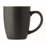 MP3421140 taza ceramica bicolor 290 ml verde lima gres 2