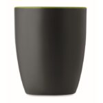 MP3421140 taza ceramica bicolor 290 ml verde lima gres 3