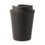 MP3421570 vaso de pp reciclado 300 ml negro polipopileno 1