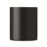 MP3421680 taza metalica doble 300 ml negro acero inoxidable 4