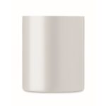 MP3421700 taza metalica doble 300 ml blanco acero inoxidable 4