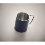 MP3421720 taza metalica doble 300 ml azul marino acero inoxidable 2
