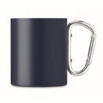 MP3421720 taza metalica doble 300 ml azul marino acero inoxidable 3